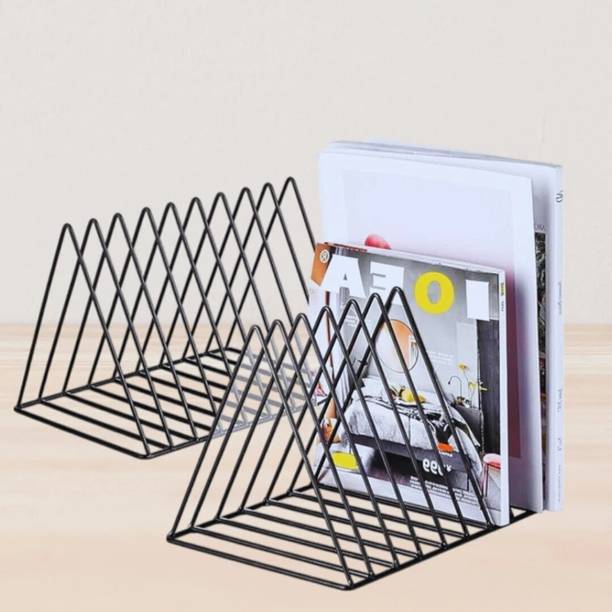 RAYVER CREATION File Rack for Office/Storage Organizer Metal Open Book Shelf Metal Open Book Shelf