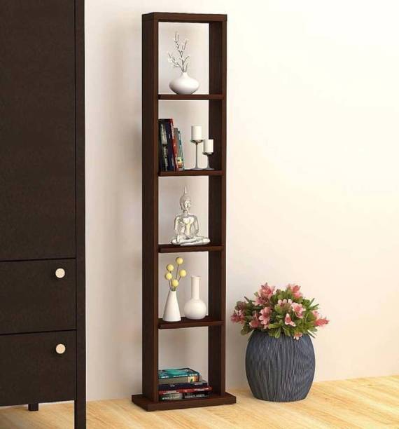 Floresta Wud Engineered Wood Book Shelf Suitable For Small Books | Engineered Wood Open Book Shelf