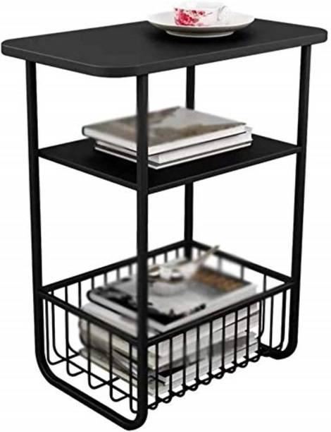 Indian Decor 45341 Metal Bookshelf, Multilayer Bathroom Storage Table for Hotels Metal Semi-Open Book Shelf