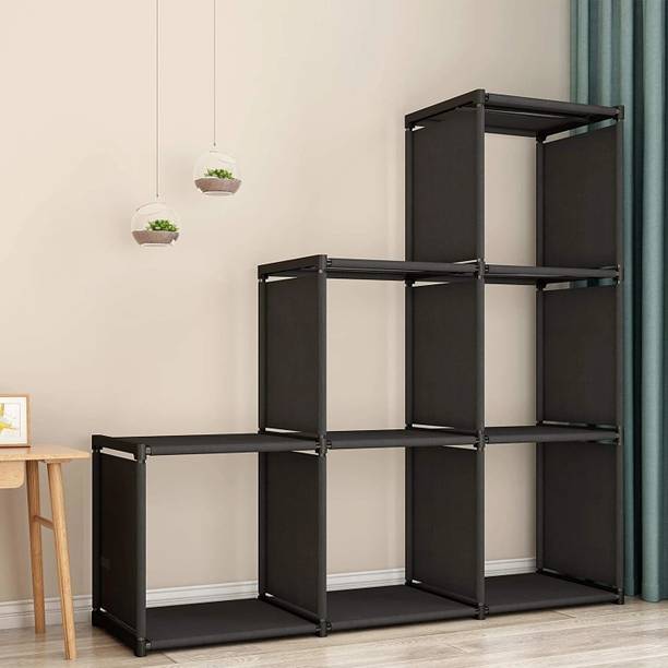 KEWROR Plastic Open Book Shelf