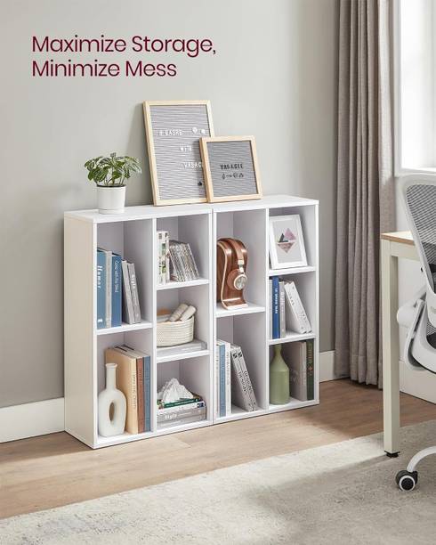 Oakcraft Engineered Wood Open Book Shelf