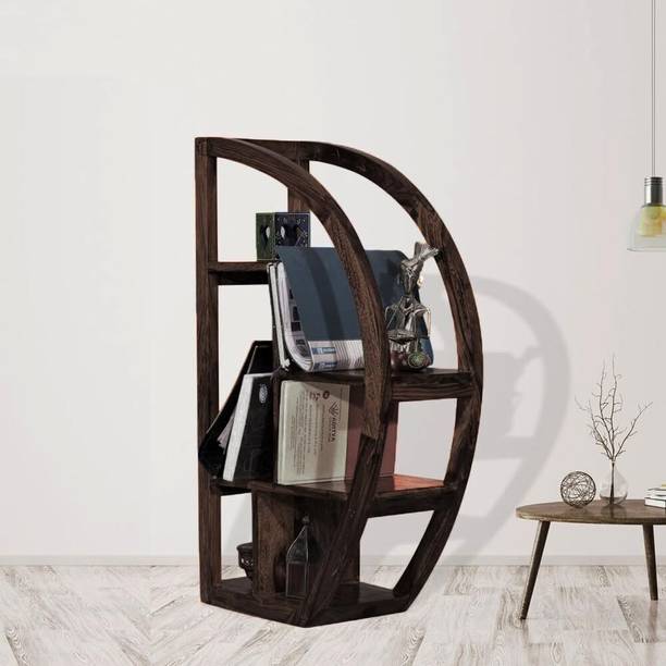 SHRI MINTU'S ART Rosewood ( Sheesham ) Solid Wood Open Book Shelf