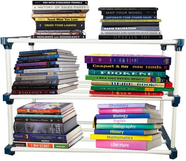 QUARCK 3 Layer Multipurpose Book Shelf & Storage Organi...