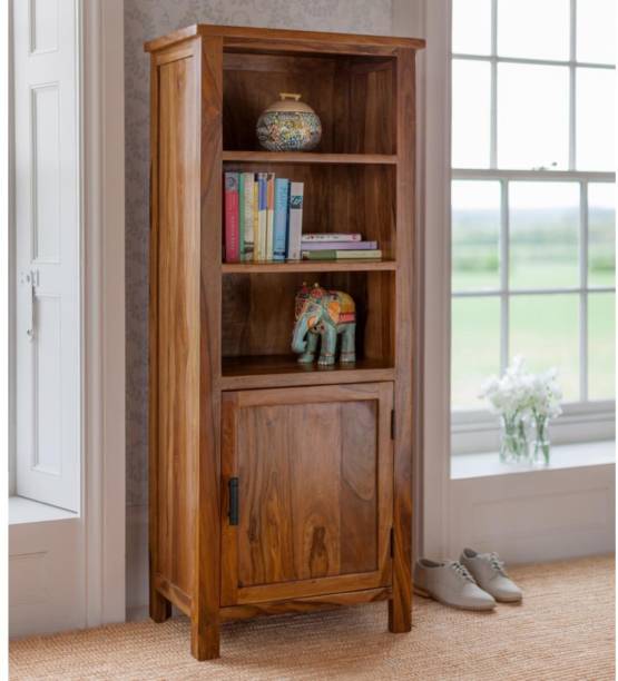 THE ATTIC Sheesham Solid Wood Close Book Shelf