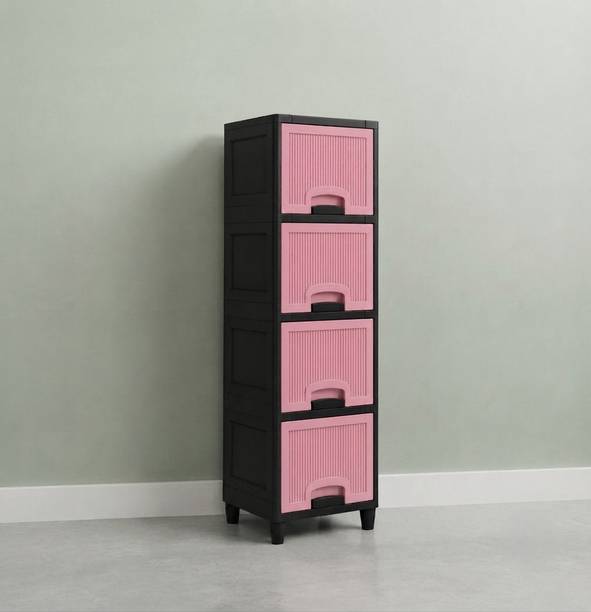 YASHODEEP PLASTIC Plastic Organizer Cupboard for Home and Kitchen Storage Plastic Free Standing Chest of Drawers