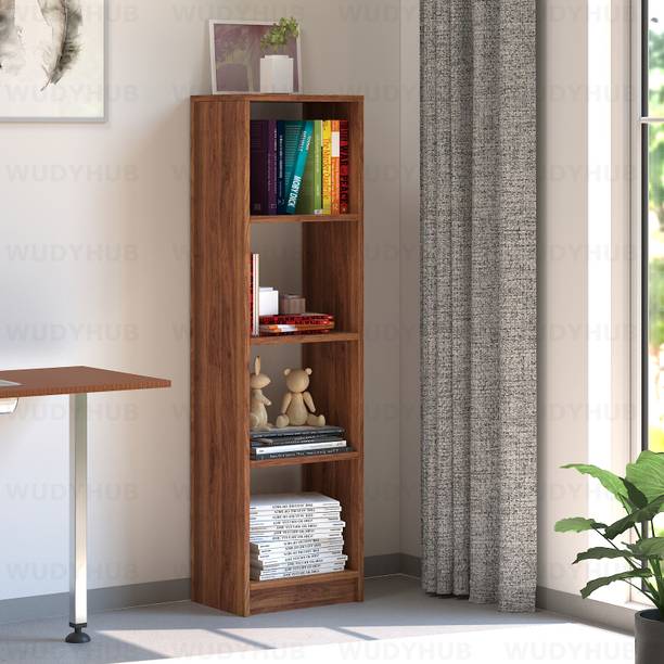 WUDYHOME Engineered Wood Open Book Shelf