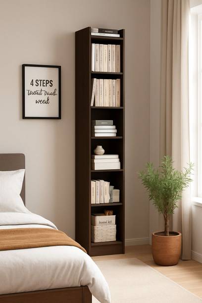 EW 7-Tier Wooden Book Shelf for Kids, Study & Living Room Engineered Wood Open Book Shelf