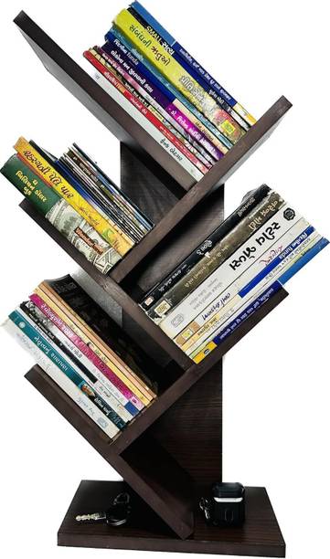 sbf furniture Engineered Wooden Book Rack,Space Saver Book Shelf for Home Living Engineered Wood Open Book Shelf