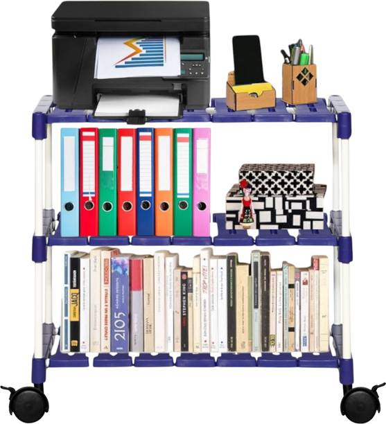 Novatic Bookcase 3-Tier Books Storage Organizer Open Di...