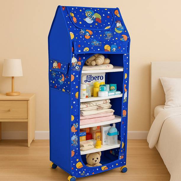 YouCopia 1 Door 6 Shelf Open Plastic (Collapsible Wardrobe) PVC Collapsible Wardrobe