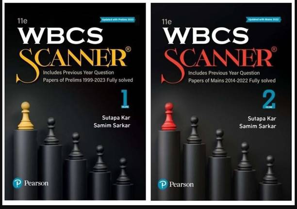 WBCS Scanner Volume 1 and 2, Includes Previous Year Question Papers of Prelims 1999-2023 Fully Solved, 11th Edition