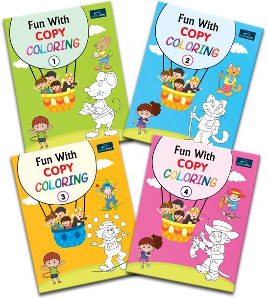 Fun With Copy Coloring (set of 4)