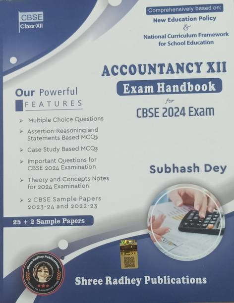 ACCOUNTANCY CLASS-XII EXAM HANDBOOK FOR CBSE 2024 EXAM