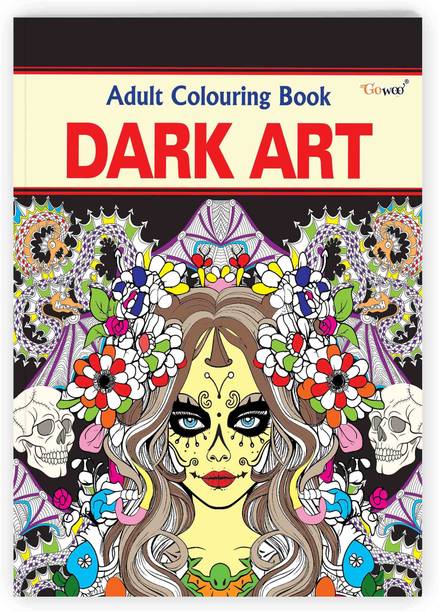 Dark Art - Adult Colouring Book : Coloring for relaxation, Adult coloring book for stress relief, Creative coloring for adults, Horror art coloring book