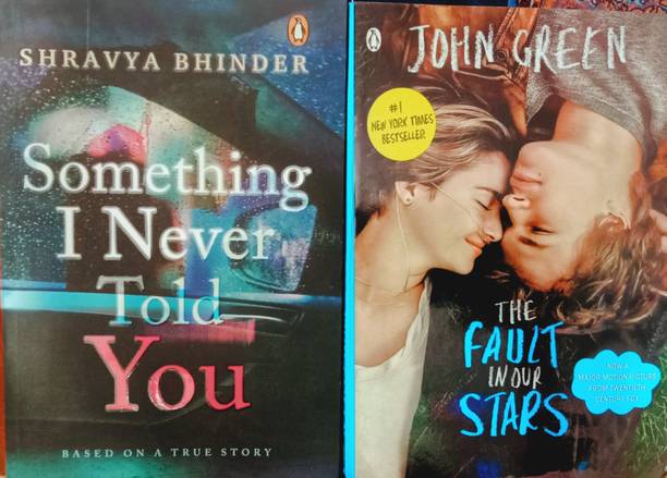 Combo pack of two books Something I Never Told You and The Fault In Our Star by John Green  - Best seller romantic novel based on true story