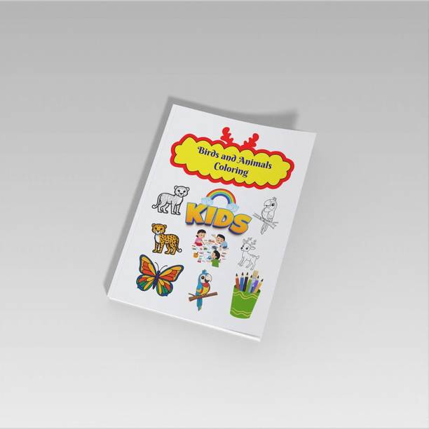 Birds & Animals Coloring Book for Kids