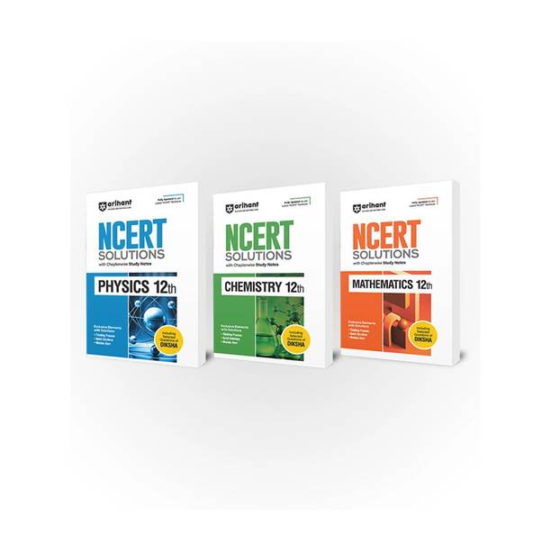 Arihant NCERT Solutions Physics, Chemistry, Maths Class 12 (Set of 3) with Chapterwise Study Notes and Solved Questions Quick Solutions, Thinking Process, Mistake Alerts | For Exam 2026-27