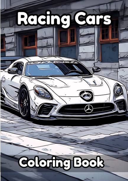 Racing Cars Coloring Book for Cars Lover  - Fast Track Vehicles & Race Scenes