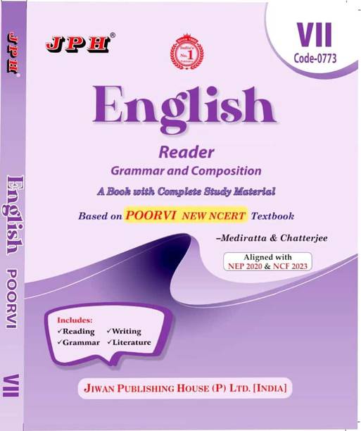 JPH Class 7 English (Poorvi) Guide Based On New NCERT Books With NEP Based On NCERT Syllabus 2025