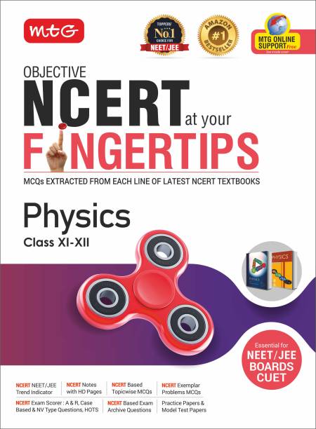 MTG Objective NCERT at your FINGERTIPS Physics - NCERT Notes with HD Pages, Based on NCERT Exam Archive Questions, NEET-JEE Books (Latest & Revised Edition 2023-2024)