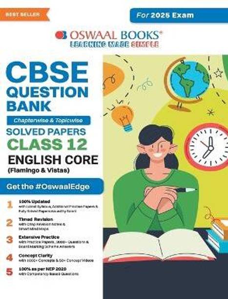 CBSE Question Bank Chapterwise and Topicwise SOLVED PAPERS_Class 12_English Core_For Exam 2024-25