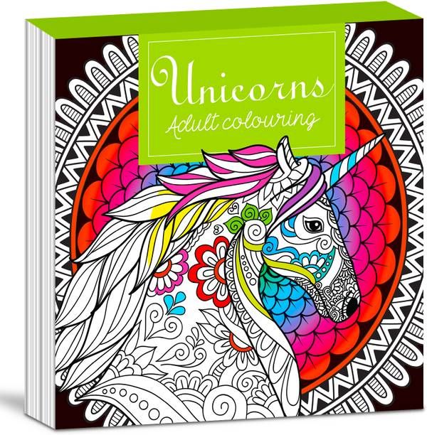 Unicorn Adult Colouring Book (Edition01)