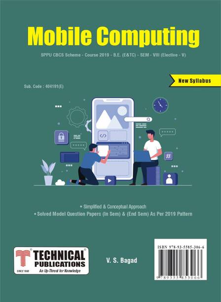 Mobile Computing for SPPU 19 Course (BE - SEM VIII - E & Tc - 404191 (E)) - Elective - 5