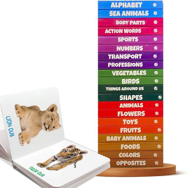 My First Complete Learning Library Boxset of 20 Board Books for 1+ Year Old Kids