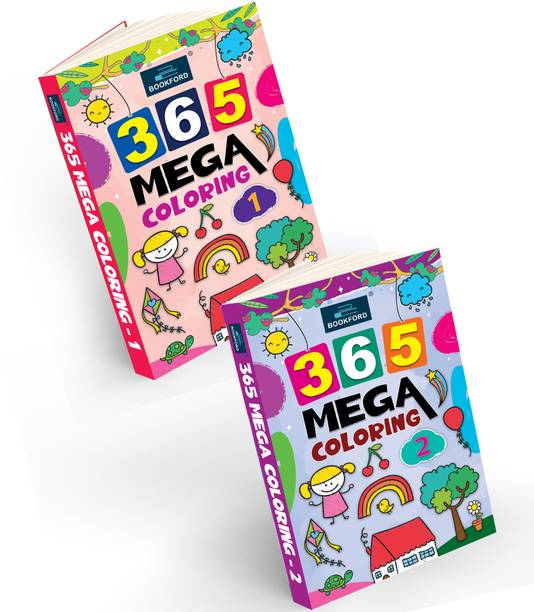 365 Mega Coloring Part 1 and 2 for kids