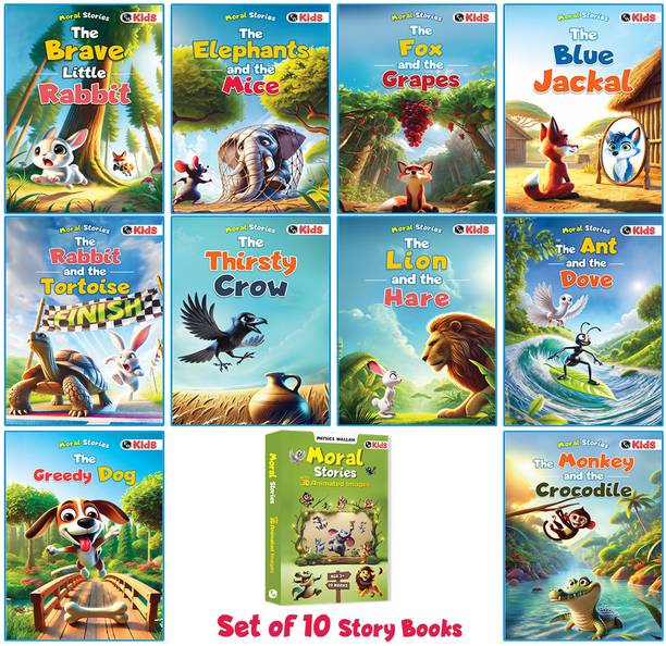 Moral Story Books For Kids-10 Bedtime Stories For Children | Short Animal tales