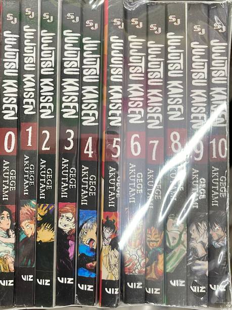 Jujutsu Kaisen Manga Book Set (Volumes : 0-10) Combo of 11 Books