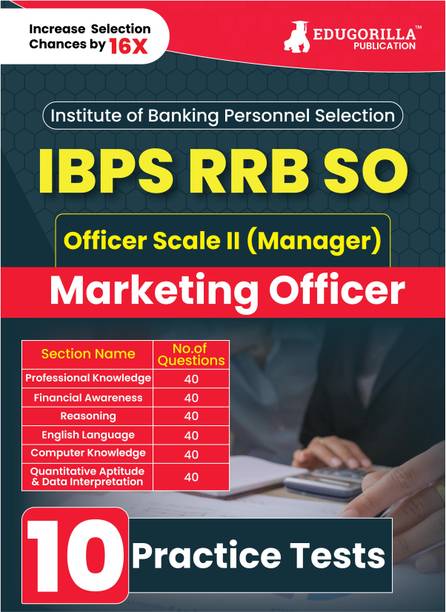 IBPS RRB SO Marketing Officer Scale 2 Exam  - 2024 (English Edition) - 10 Practice Tests including Hindi and English Language Test | Free Access to Online Tests