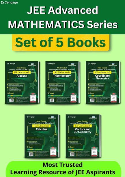 Mathematics Combo for JEE Advanced: Algebra + Calculus + Coordinate Geometry + Trigonometry + Vectors and 3D Geometry Set of 5 Books with Free Online Assessments & Digital Content 2024