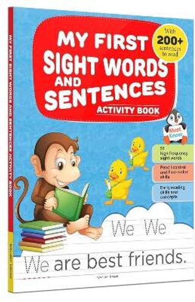 51 Sight Words and Sentence (with 200+ Sentences to Read) Activity Book for Children
