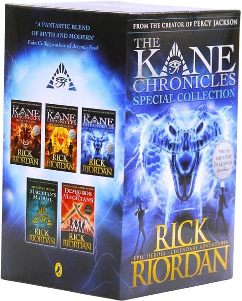 Percy Jackson and the Kane Chronicles: Special Collection 5 Books Boxset (The Kane Chronicles Trilogy, Demigods and Magicians, Magician's Manual)
