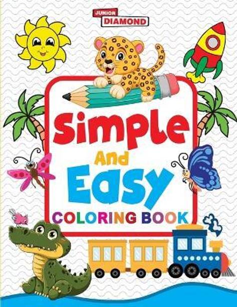 Simple and Easy Colouring Book (Edition1st)