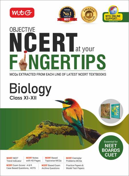 MTG Objective NCERT at your FINGERTIPS Biology - NCERT Notes with HD Pages, NEET Books for 2024