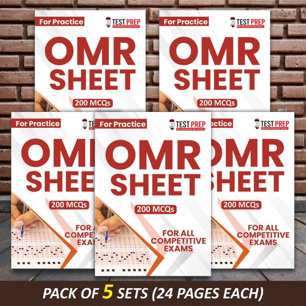 OMR Sheet for Practice | 200 MCQs | OMR Answer Sheet Book for NEET, UPSC, JEE, Navodaya, PSC, UP SI