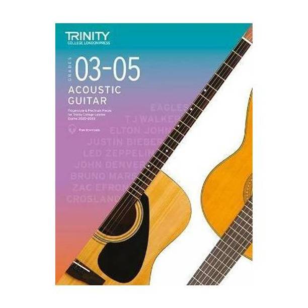Trinity College London Acoustic Guitar Exam Pieces From 2020: Grades 3-5