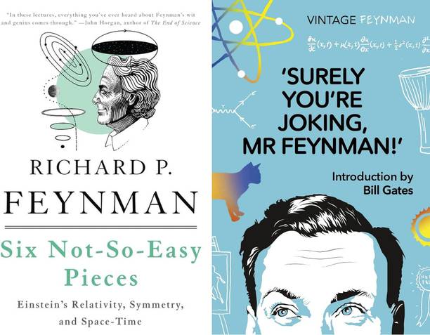Six Not-So-Easy Pieces + Surely You're Joking, MR Feynman