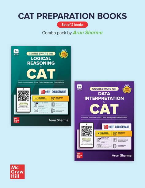 Arun Sharma CAT Bundle/Combo - Logical Reasoning(LR) + Data Interpretation(DI) for CAT 2025-26 Exam | Latest edition 2025-26 | SET of 2 books