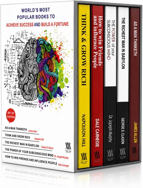 Classic Motivational Set : How to Win Friends and Influence People, Think and Grow Rich, The Power of Your Subconscious Mind, The Richest Man In Babylon, As a Man Thinketh  - World’s Greatest Books For Personal Growth & Wealth