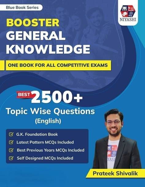Blue Book Series Booster General Knowledge (GK) Book by Prateek Shivalik | 2500+ Topic Wise MCQs | Latest Pattern For DSSSB, CTET, UPTET, KVS, PGT, PRT, TGT & All Teaching Exams 2026 (English Medium)
