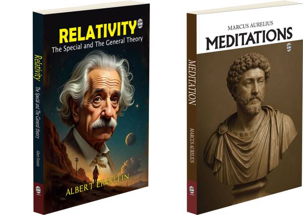 Meditations, RELATIVITY - THE SPECIAL AND THE GENERAL THEORY (Paperback) :- Mindfulness meditation text, yoga and meditation book, theory of relativity book paperback | Set of 2 Books