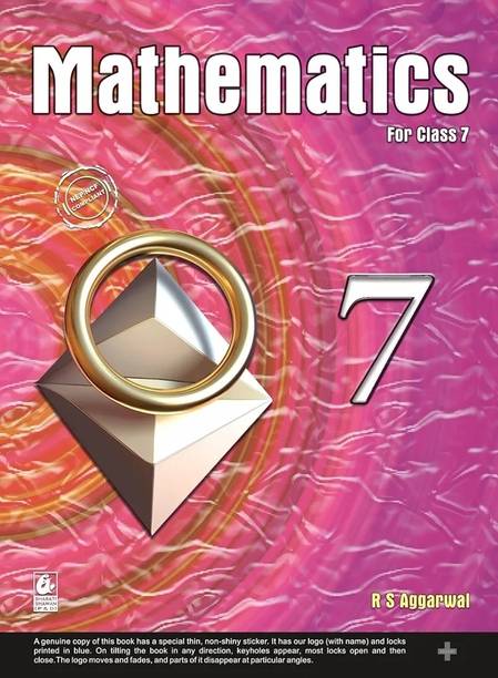 Mathematics For Class 7 By R. S. Aggarwal | 2025 Print | NEP/NCF Oriented | CBSE/School Curriculum | Full Syllabus | Trusted By 10000+ Toppers