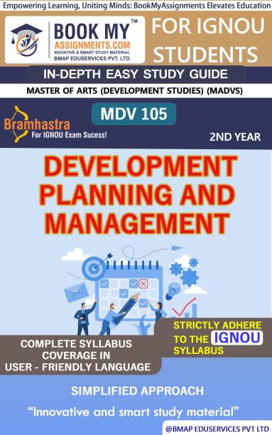 IGNOU MDV 105 Development Planning and Management In Depth Guide For Ignou Student