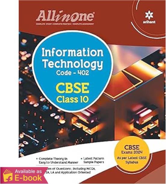 All In One Class 10th Information Technology for CBSE Exam 2024 2023-2024 Edition