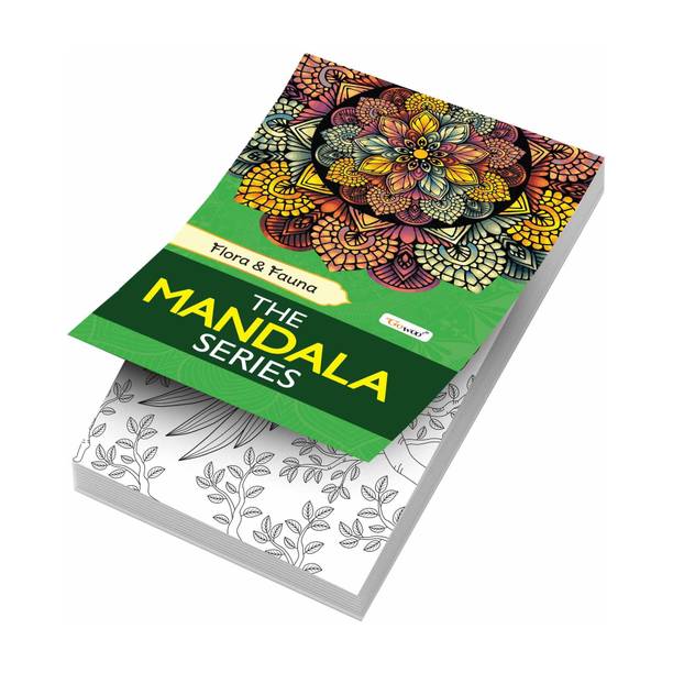 Flora & Fauna - The Mandala Series :- Floral and Fauna Mandala Art, Calming Colouring Book for Adults, Detailed floral and fauna mandala designs
