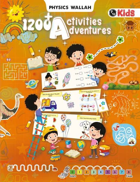 1200+ Activity Book For Kids 4+ Years Old- Adventure Puzzles, Mazes, Mind Games