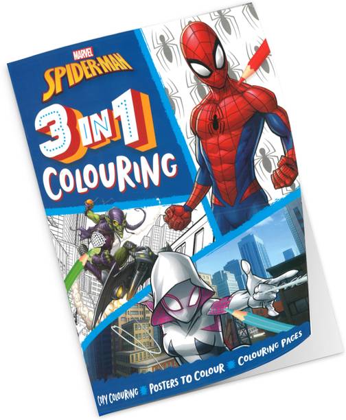 Marvel Spider-Man: 3-in-1 Colouring